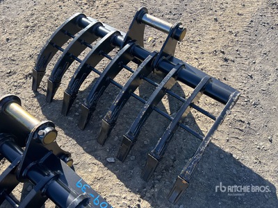 2026 Warrior WBR08-1200 1200 mm Q/C 8T Excavator Rake (Unused)