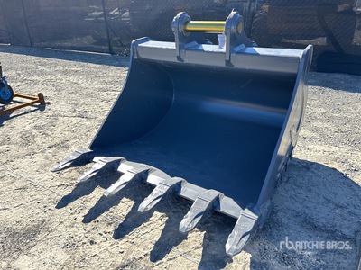 2026 Warrior 1550 mm Q/C Digging Cazo para excavadora - Fits 20 - 25 Ton (Unused)
