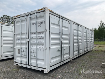 2025 40 ft High Cube Multi-Door Storage Container