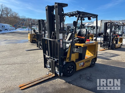 2021 Cat EC25EN2 4100 lb Electric Forklift
