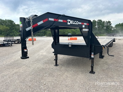 2026 Delco 40 ft T/A Gooseneck Apparatuur aanhangwagen