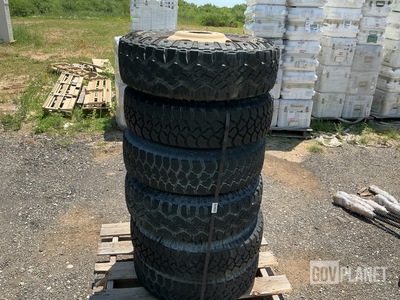 (6) Goodyear LT235/85R16 Tires w/Wheels