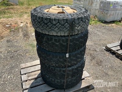 (5) Goodyear LT235/85R16 Tires w/Wheels