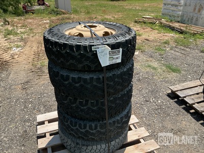 (5) Goodyear LT235/85R16 Tires w/Wheels