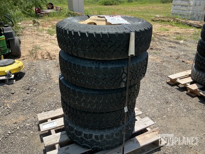 (5) Goodyear LT235/85R16 Tires w/Wheels
