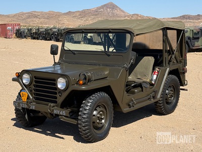 1967 Ford M151A1 Jeep 1/4 ton 4WD utility VIN-2L7367