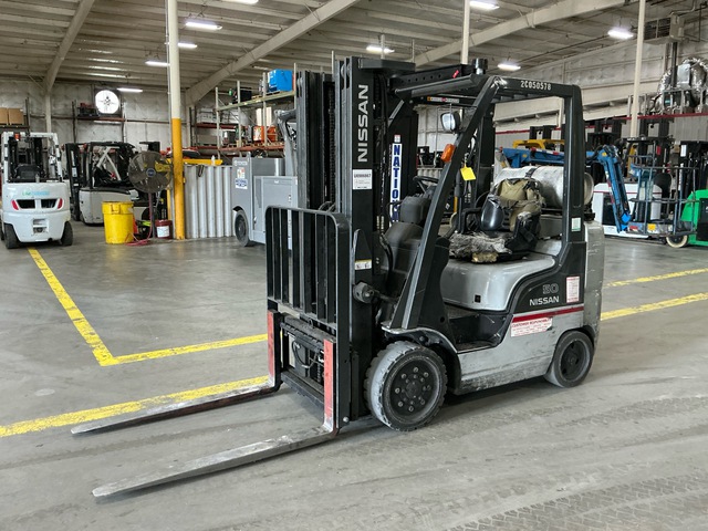 2012 Nissan MCP1F2A25LV 4400 lb Cushion Tire Forklift