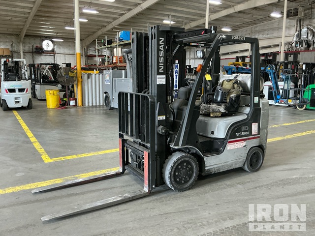 2012 NISSAN MCP1F2A25LV 4400 lb Cushion Tire Forklift