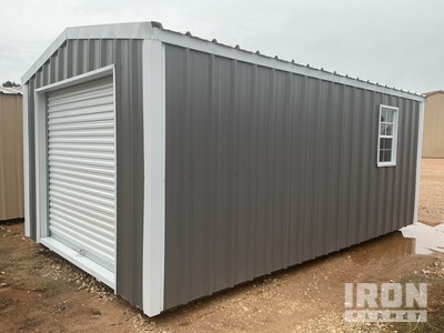 12 ft 3 in x 20 ft 3 in HD Galvanized Steel Frame مبنى التخزين