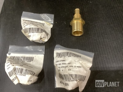 (28) BAE Systems 353 7665-001 Pipe to Hose Straight Adapters