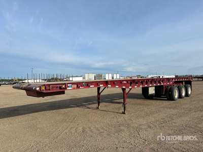 1994 Scona 46 ft Tri/A Flatbed Remorque pour champ pétrolifère