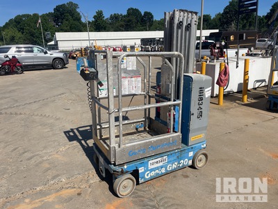 2016 Genie GR-20 Vertical Mast Lift