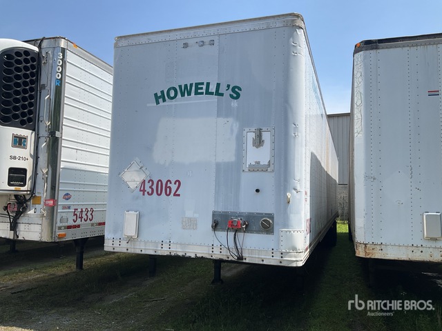 2005 Wabash 53 ft x 102 in T/A Van Trailer