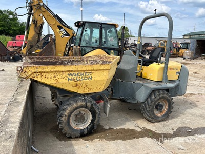 2015 Wacker 3001 1.5 ton 4x4 Swivel Tombereau