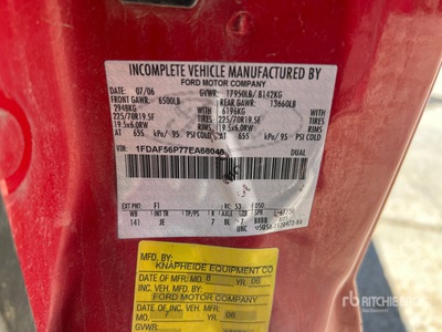 2007 Ford F-550 4x2 S/A Dump Truck