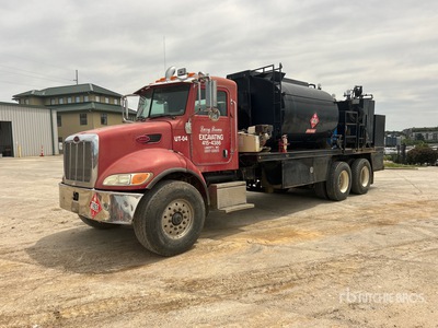 2008 Peterbilt 340 2000 gal 6x4 Fuel & Lube Truck