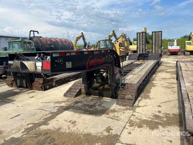 2022 Pitts 35 ton T/A Lowboy Trailer