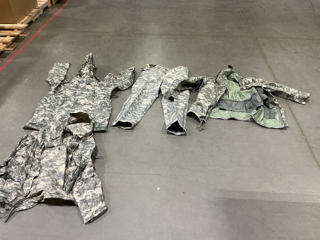 (10) Wet Weather Parkas, (5) Cold Weather Parkas & Assorted Items