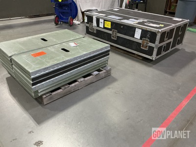 (6) Rack Containers & (1) 60" TV Storage Case