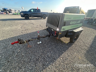 2018 Sullair 185D DPQ KU4F 185 cfm Mobile Air Compressor