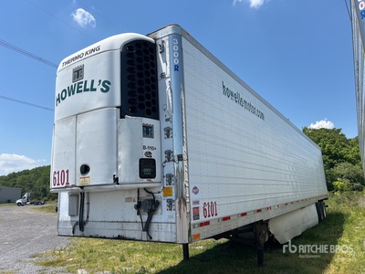2011 Utility 53 ft x 102 in Sliding T/A Curtain Side Refrigerated Trailer