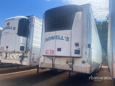 2015 Wabash 53 ft x 102 in Sliding T/A Refrigerated Trailer