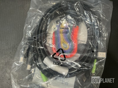 (10) Belkin F1D9020B06T 6’ Dual DP/DP KVM Cables