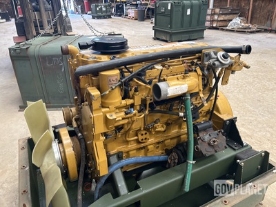 Cat 3126 Turbo Diesel Engine w/Shipping Container