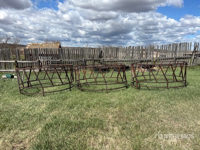 Quantity of (3) Round Livestock Feeder