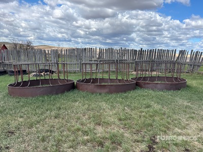 Quantity of (3) Round Livestock Feeder