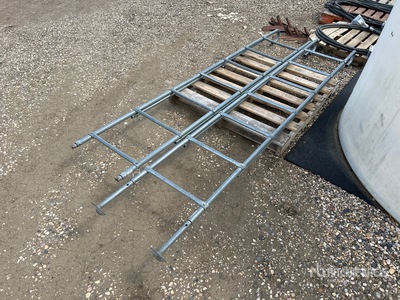 Quantity of (2) 9 ft Bin Ladders