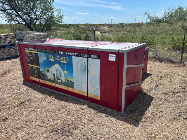 HIlls Industrial 60 ft x 30 ft x 22 ft Storage Building (Unused)