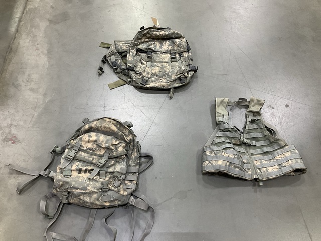 (44) Assault Packs & (11) Fighting Load Carriers