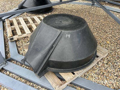 10 in Poly Auger Hopper