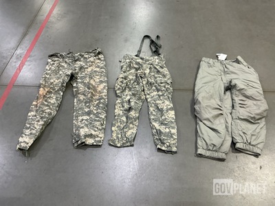 (7) Pairs of Cold Weather Trousers, (7) Wet Weather Trousers & Assorted Items