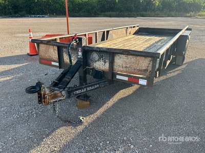 2005 Texas Bragg 20 ft T/A Trailer utilitario