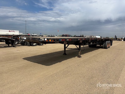 2007 Lukin 48 ft T/A Flatbed Trailer