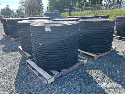 Quantity of (16) 11R24.5 Banden (Unused)