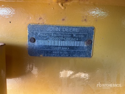 2017 John Deere 544KII Wheel Loader