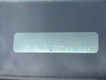 Frame Stamp Serial Number/VIN Photo