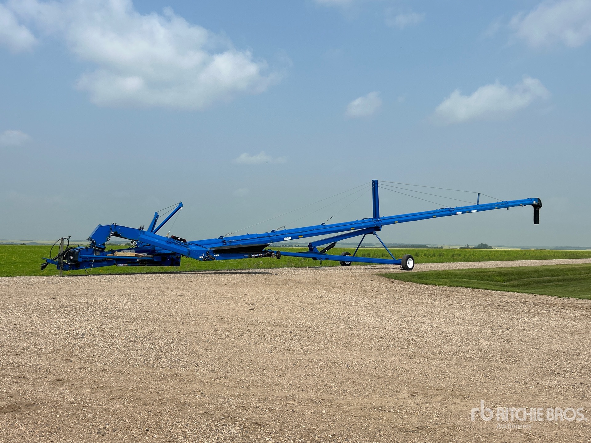 2018 Brandt 15100A 15 in x 100 ft Swing Grain Conveyor