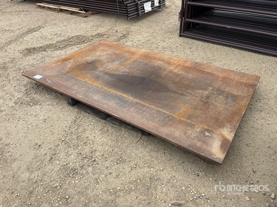 5 ft x 8 ft (0.75 in Thick) ألواح الصلب