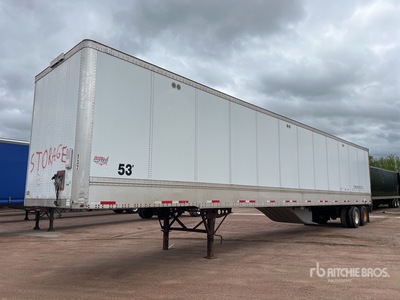 2009 Wabash 53 ft x 102 in T/A Van Trailer