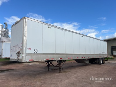 2009 Wabash DVHDHPC 53 ft x 102 in T/A Van Trailer