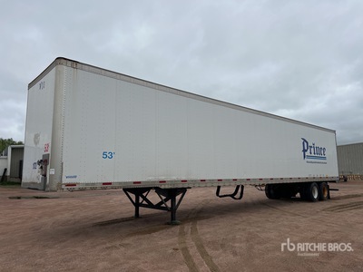 2011 Vanguard VIP 4000 53 ft x 102 in T/A Van Trailer
