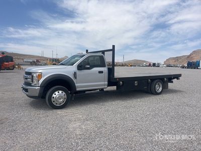 2017 Ford F-550 4x2 Flatbed Truck