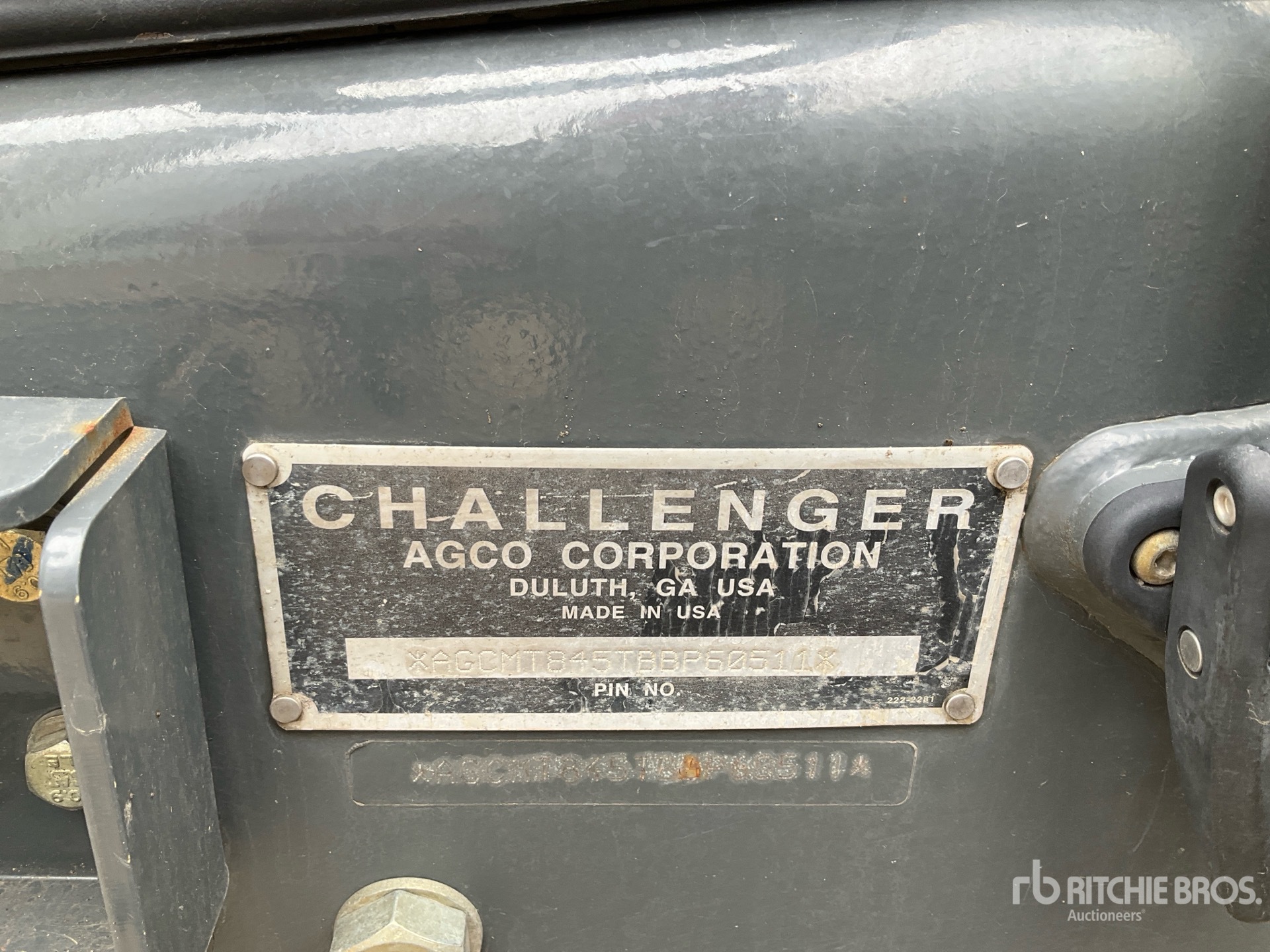 2011 Challenger MT845 B Track Tractor