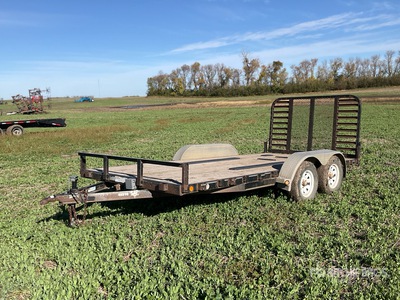 2008 PJ 16 ft T/A Flatbed Trailer