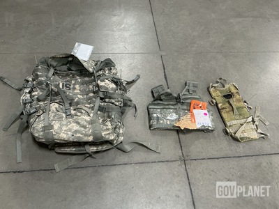 (7) Large Field Pack Sets, (88) Fighting Load Carriers & Assorted Items