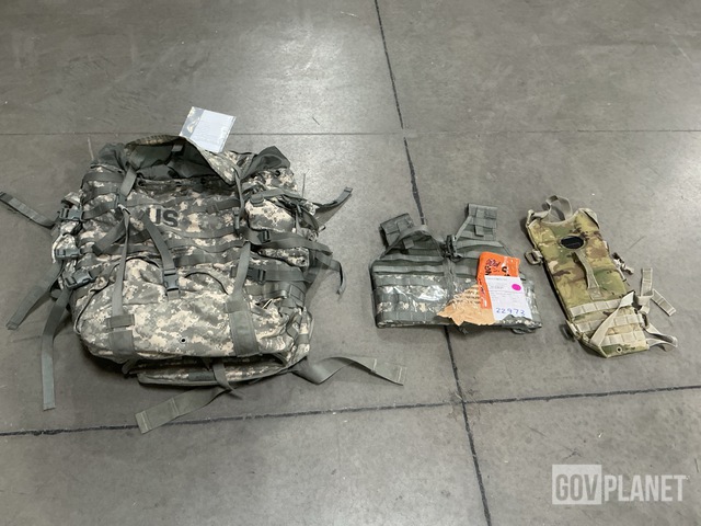 (7) Large Field Pack Sets, (88) Fighting Load Carriers & Assorted Items